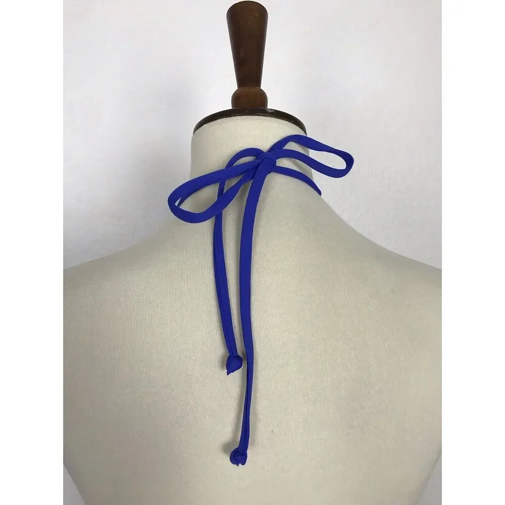 Toluca Swim Amina Stretch Wrap Tie Bikini Top Sz XS/S